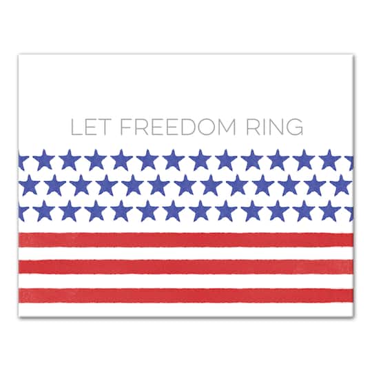 Let Freedom Ring Canvas Wall Art